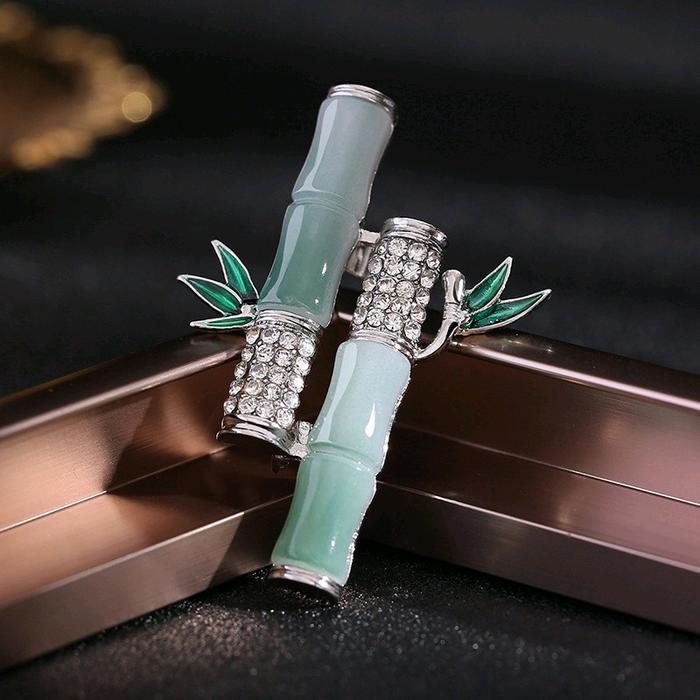 Bros Pin Elegan Mewah Import Premium Bamboo Clips - B