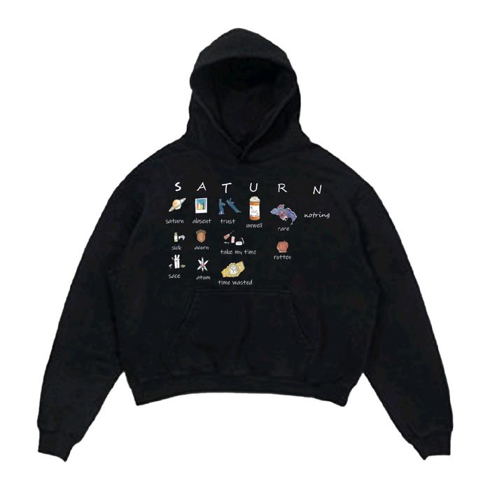 ZUARSY Hoodie Oversize Boxy Fit Saturn V1 Unisex - Hoodie Basic Unisex