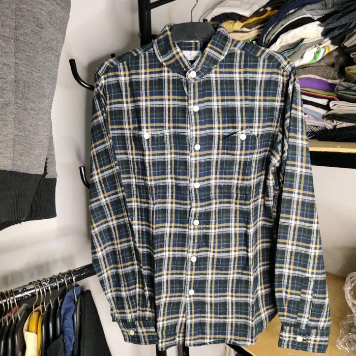 kemeja flanel coen size M LD100 x p70 model unik katun
