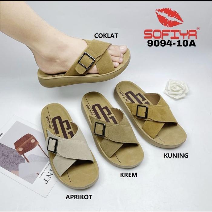[BISA COD] SOFIYA ORI 9094 10A SANDAL WANITA IMPORT / SENDAL WEDGES / SANDAL WEDGE 3CM