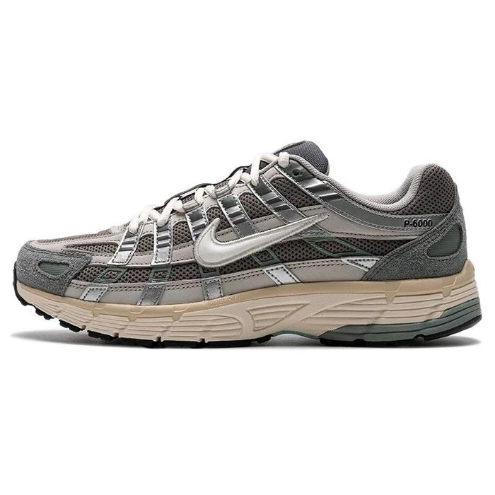 Nike P-6000 Flat Pewter Sepatu Sneakers Fashion Streetwear Kasual Unisex Pria Wanita