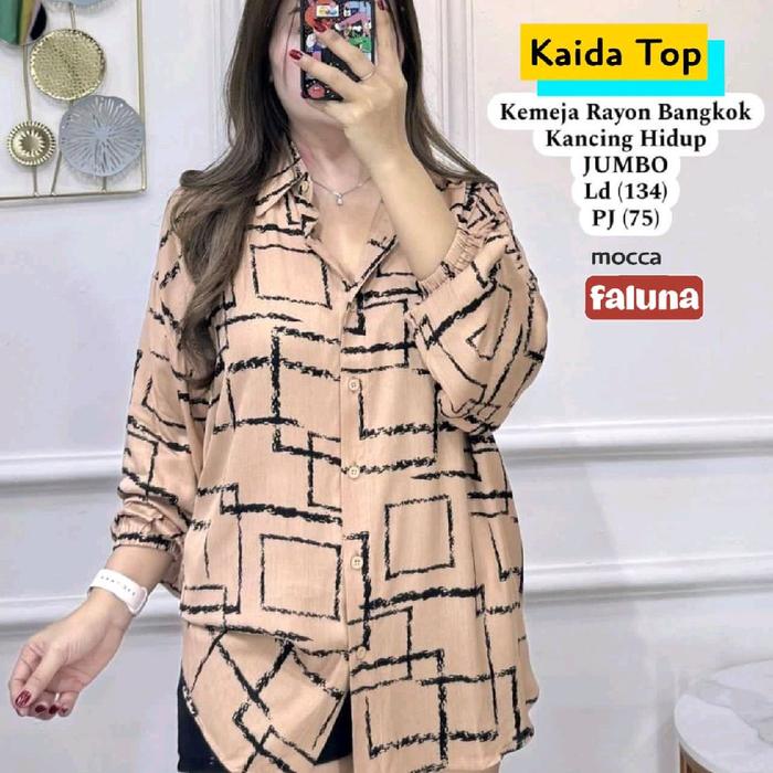 kaida top bHan rayon Bangkok ld 136 pb 75 kancing hidup