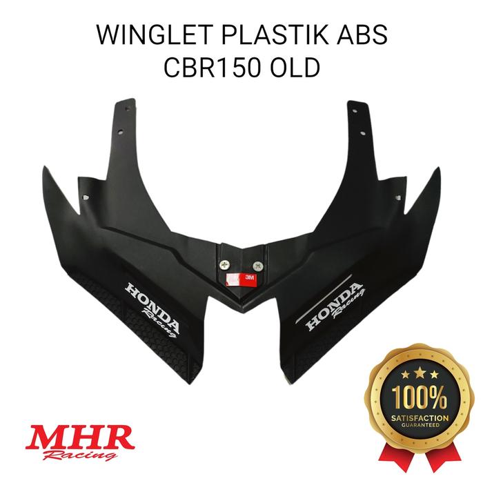 Winglet Plastik ABS CBR 150 Facelift | Variasi Saya Depan Racing MotoGP CBR 150 250 Old New
