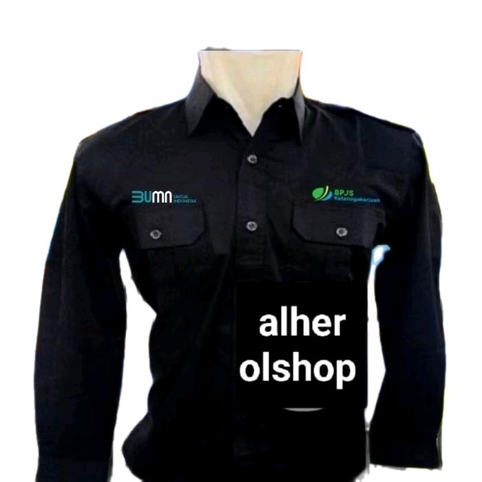 Kemeja BPJS baju BPJS seragam BPJS Pdh BPJS Pdl BPJS kemeja kerja BPJS seragam kerja BPJS Pdh kerja 
