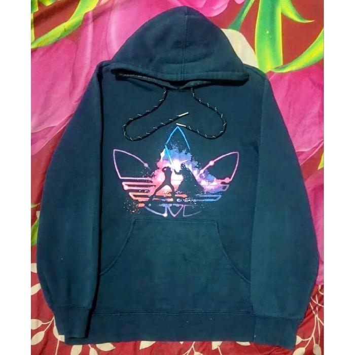 Hoodie Pullover Adidas Firebird Big Logo x StarWars Black Second