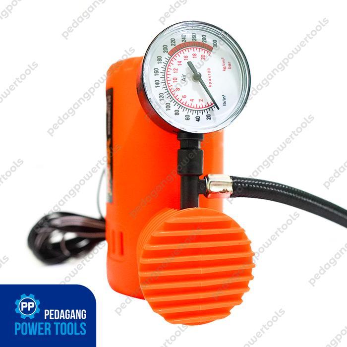 PAKET XENON KOMPRESOR ANGIN MINI POMPA BAN & ADAPTOR 12V 5A