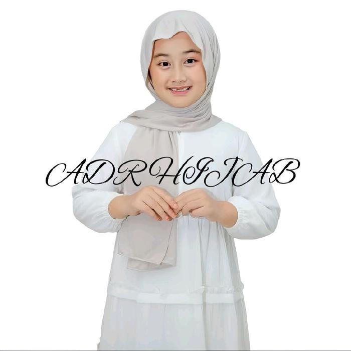 Hijab anak Pasmina instan Pastan Jilbab Kids Simpell Kerurung Segi 4 Jersey Premium Muslim Pashmina 