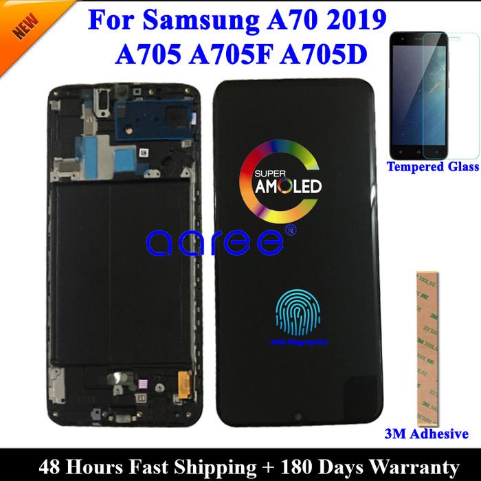 6.5' AMOMLED OLED  LCD  For Samsung A70 2019 A705 LCD A70 lcd For