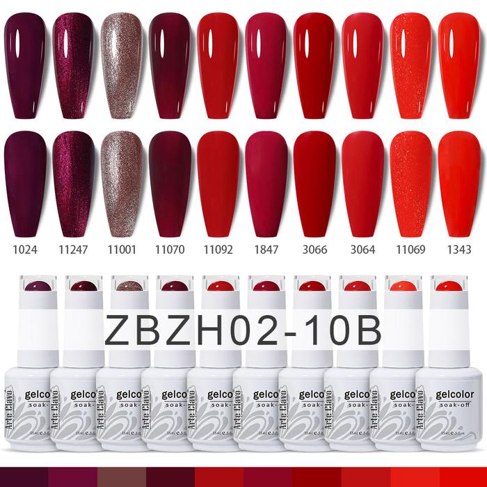 (10PCS/SET) Arte Clavo Gel Nail Polish Set For Nail Kit Nail Art Gel
