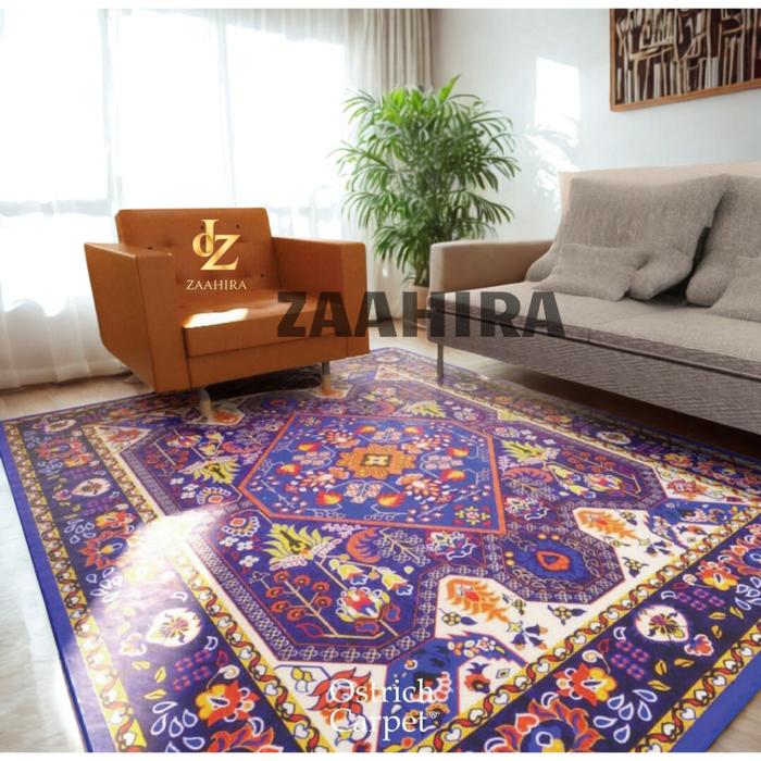 ZAAHIRA_SHOP Carpet Ostrich Jumbo | KARPET Turkey Ostrich Size 205 × 240 cm | Karpet Ruang Tamu Sisa