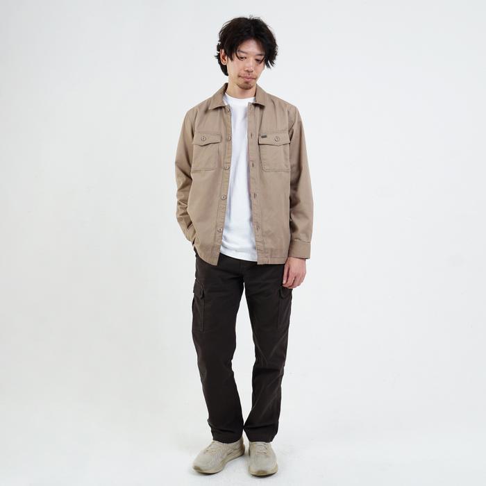 Mgee Kemeja Jaket Outdoor North C003 Dark Khaky
