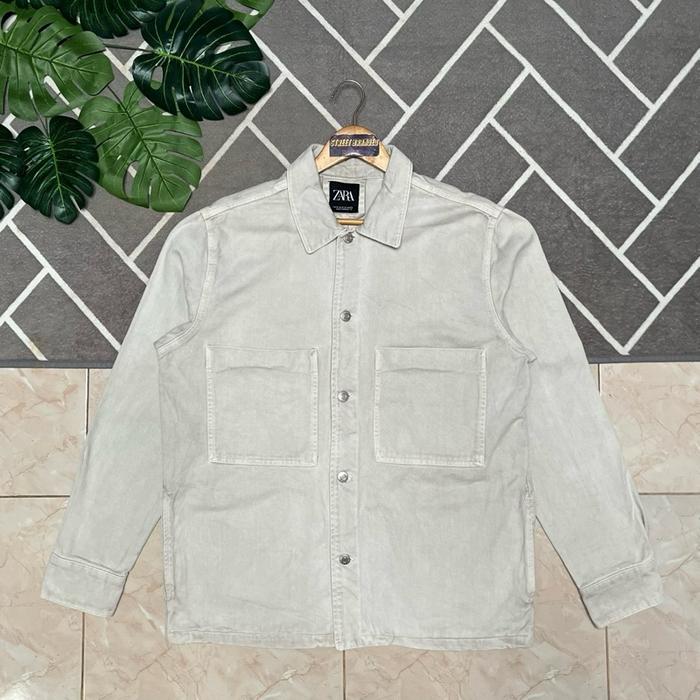 Zara Trucker Jacket | Jaket Denim Zara | Zara Jacket | Trucket Zara | Trucker Oversize Zara | Kemeja