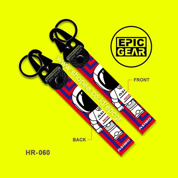 HIGH QUALITY GANTUNGAN KUNCI ROBOT HONDA ASIMO PREMIUM KEYCHAIN STRAP HOLDER RING KEY CHAIN JDM RWB 