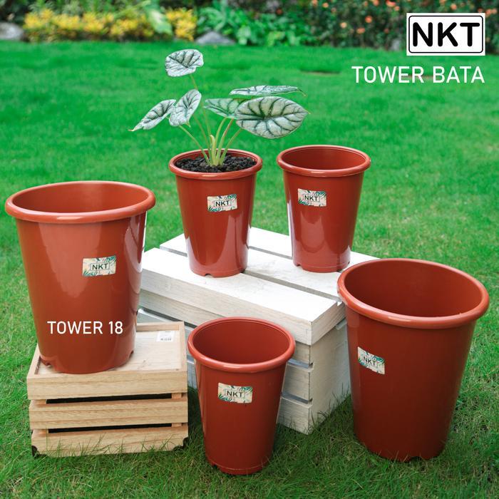 pot bunga | POT TOWER 18 cm | Pot NKT