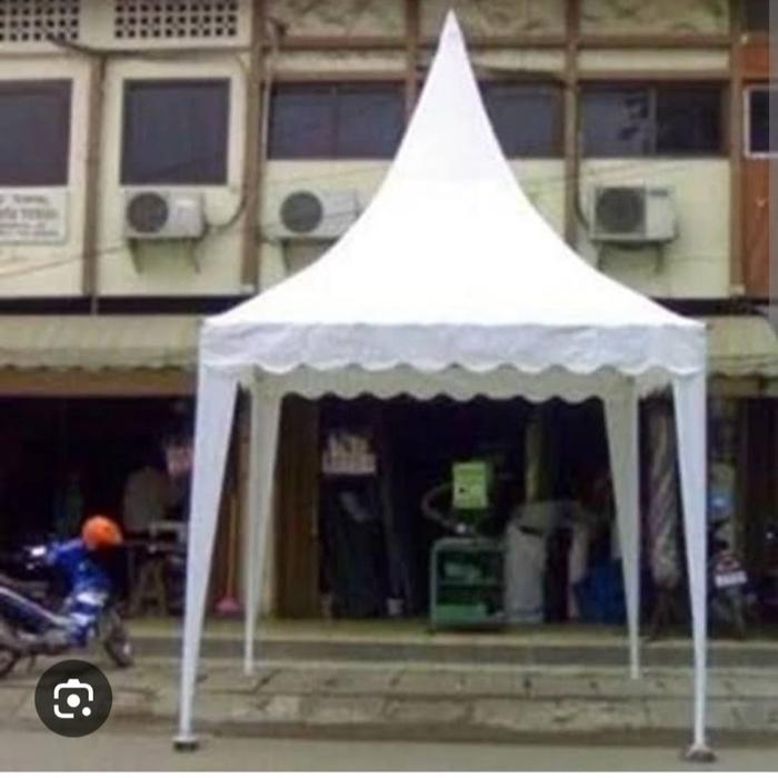 Tenda 2x2 kerucut -putih /tenda pameran-tenda bazar