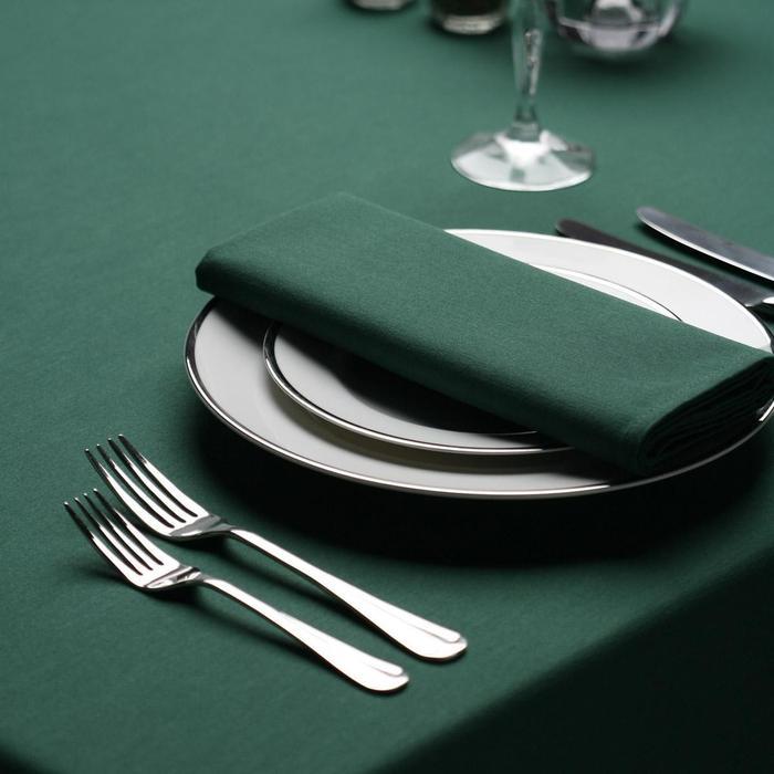 READY TAPLAK MEJA POLOS KATUN WARNA HIJAU TUA NAPKIN TAPKIN SERBET MAKAN
