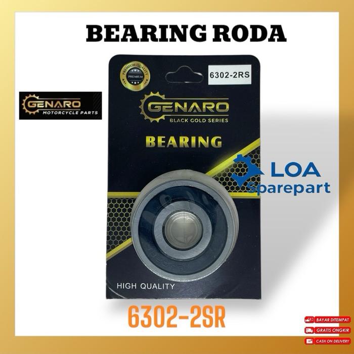 BEARING LEHER 6302 2RS BEARING RODA 6302 2RS PRESS (GENARO)