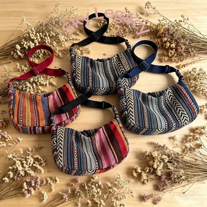 COD Sky Legacy Tas wanita model gyoza buatan tangan/Tas selempang wanita bergaya Korea/tas wanita