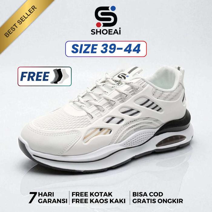 SHOEAI Gusion Sepatu Kasual Sneakers Pria Olahraga
