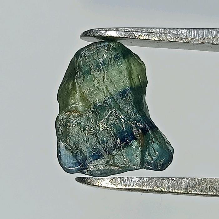 batu permata natural fancy sapphire bi color sapphirr rough bahan safir asli bagus