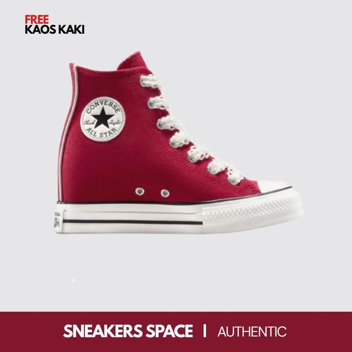 SEPATU CONVERSE CHUCK TAYLOR ALL STAR WEDGE HI DAYS AHEAD SNEAKERS ORIGINAL