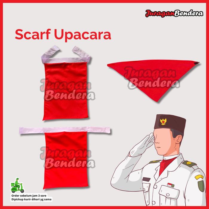 Scarf Paskibra / Hasduk Upacara / Slayer Paskibra / Syal Upacara