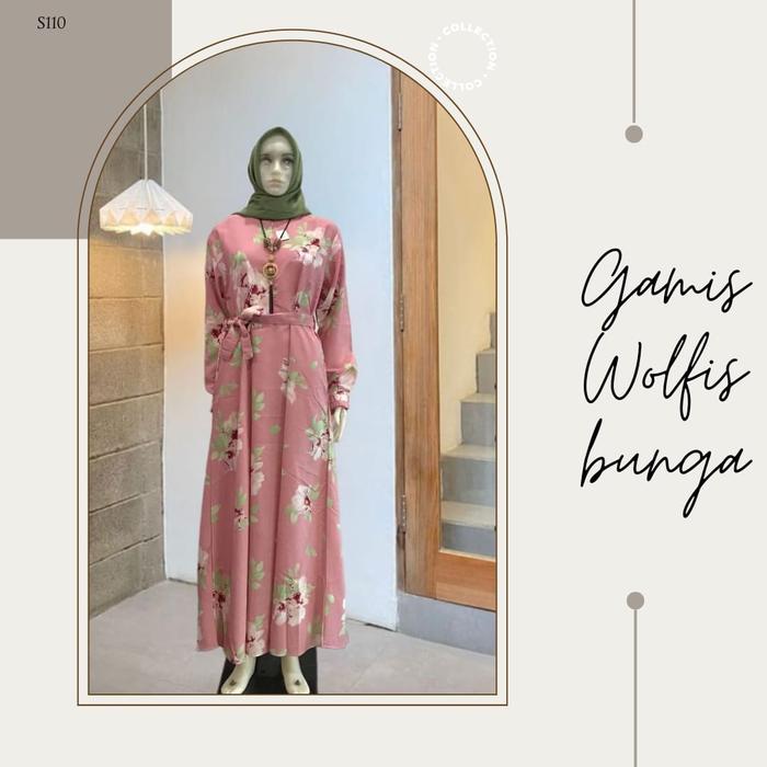 GAMIS WOLFIS BUNGA || GAMIS MOTIF Muslim