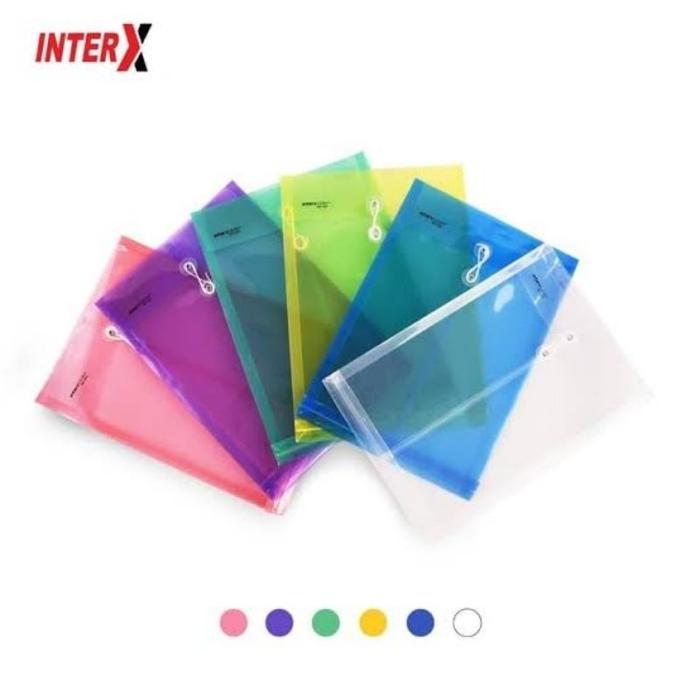 Map Plastik Tali InterX Folio / F4 (1 Pak)