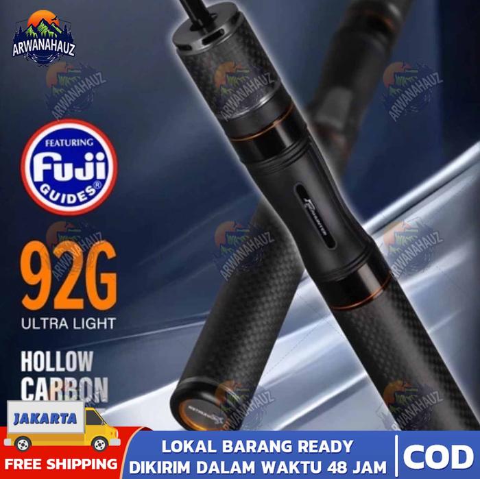 Bla Arrow PRO Joran Pancing,FUJI Panjang Joran BC Casting/Spinning 1.5M/1.68M/1.8M 92g Berat Umpan 1