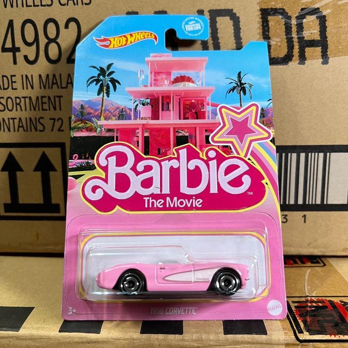 (Bebas Pilih) Hot Wheels Barbie HotWheels 1956 Corvette Dream Camper Diecast Mainan