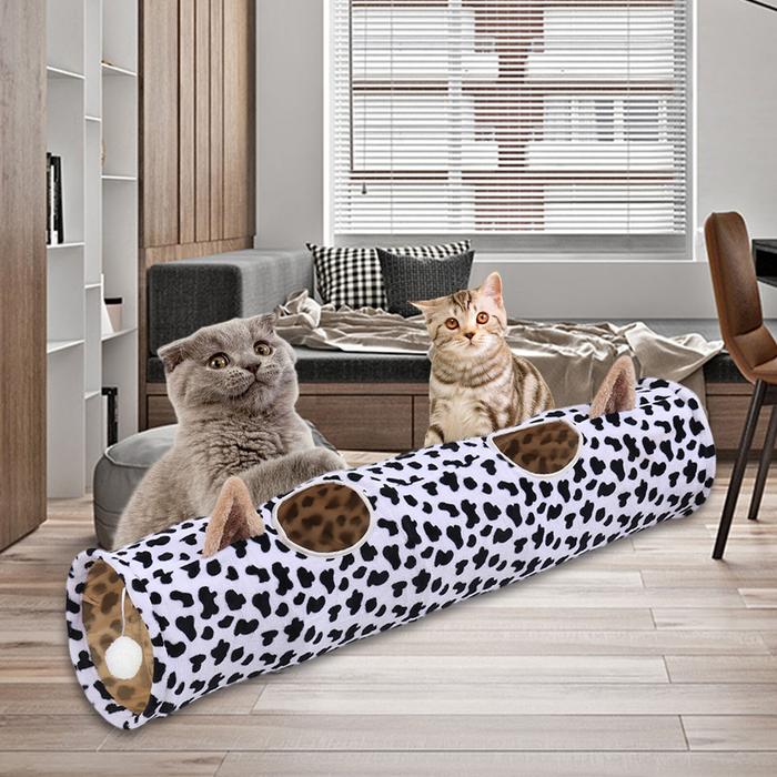 Loviver Mainan Kucing Terowongan Tabung, Tempat Tidur Kucing Dapat