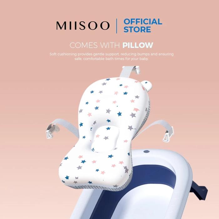 New Miisoo Bak Mandi Bayi Portable/Foldable Baby Bath Tub/Bak Mandi Bayi Lipat/Bantal Mandi /Tempat 