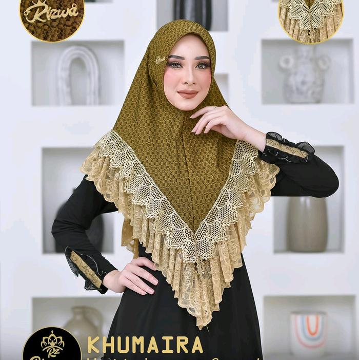 HIJAB INSTAN KHUMAIRA JERSEY MAMOSA PREMIUM ORIGINAL RIZWA