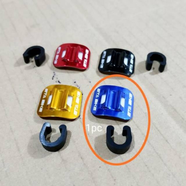 "Jual Produk pegangan kabel holder klip C kabel shifter rem sepeda lipat ''