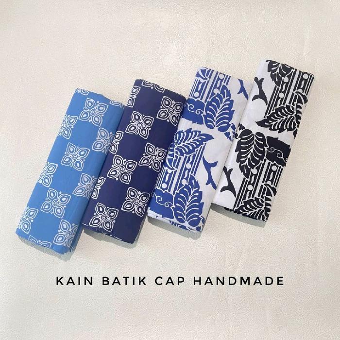 Kain Batik Cap Bahan katun prima grade A 94/70 Ukuran 2m x 1,1m
