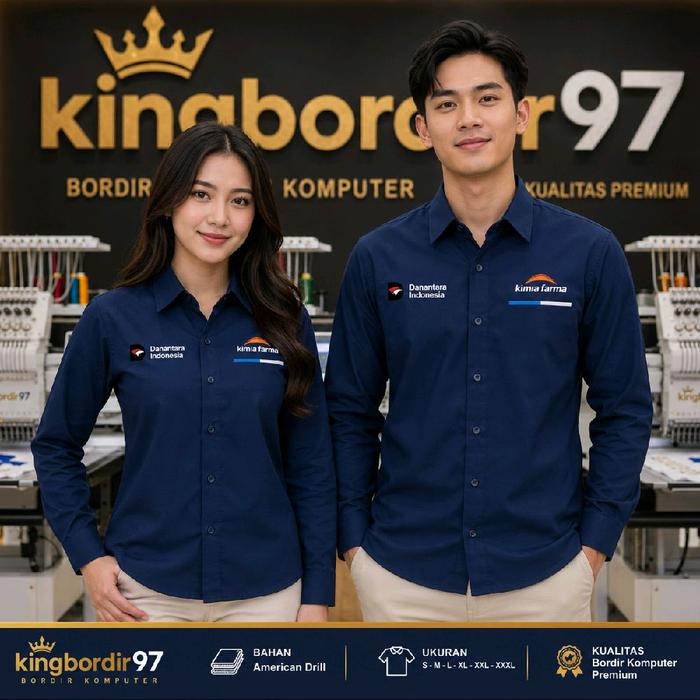 KemejanPdh Danantara Kimia Farma/Atasan Seragam Kimia Farma/Kemeja Pdh K1 Danantara Kimia Farma