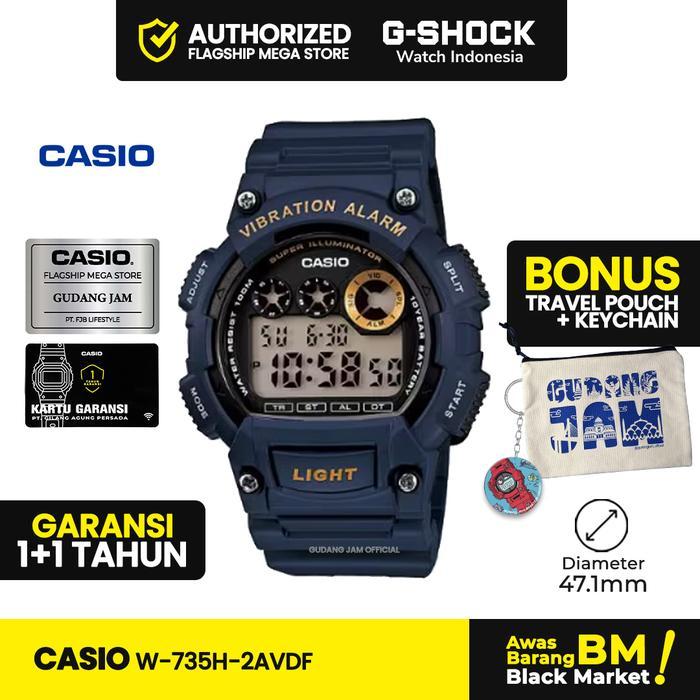 Casio General W-735H-2AVDF W-735H W-735 W735H W 735H Watches