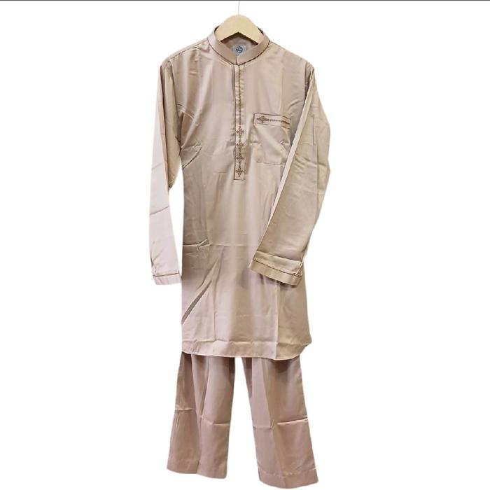 Setelan Kurta Pria Al Noor Atasan & Celana | Baju Muslim Dewasa Elegan