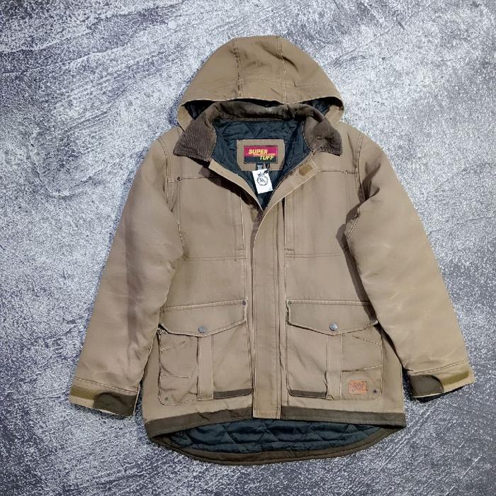 Jaket vintage duck canvas VETEMENTS WORKWEAR SUPER TUFF tebal murah size xxl