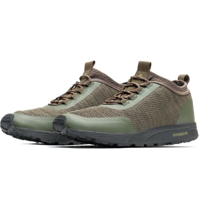 Eiger Sepatu Original Tigre Shoes Mid-Cut Ringan Fleksibel Bahan Polyester Knitting Neoprene Insole 