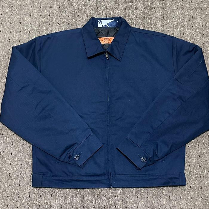 Redkap Vintage Work Mechanic Jacket JT22NV Boxy Fit (Dark Navy) not Carhartt Detroit, Dickies Eisenh
