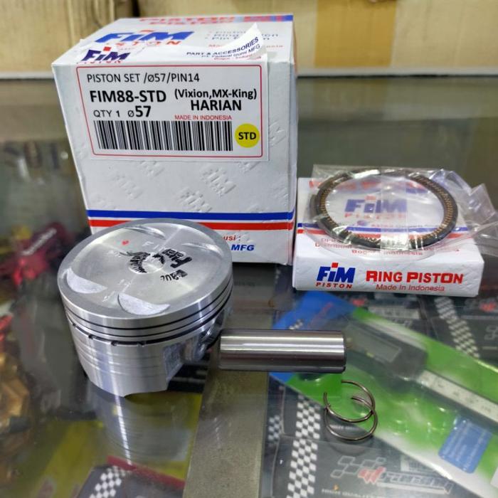 FREE ONGKIR Piston Seher Kit FIM Vixion Jupiter MX King FIM 88 OS STD 50 100 150 200 250 300 MM PIN