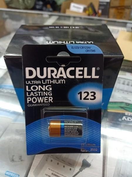 Baterai Batre Battery DURACELL LITHIUM 3V 123 / CR 123 A / CR123