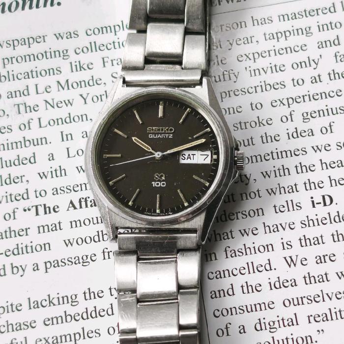 (Barunya 2,4jt) Jam Tangan Vintage Seiko SQ 100 Original