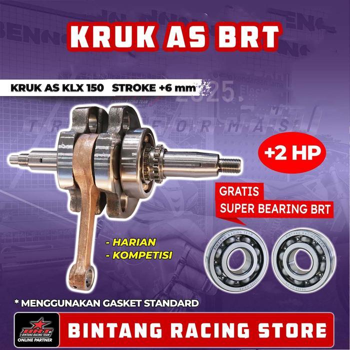 Kruk As BRT Kawsaki KLX 150 Stroke +6mm