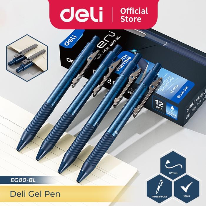 Deli Pulpen Gel / Gel Pen 0.7mm EG80