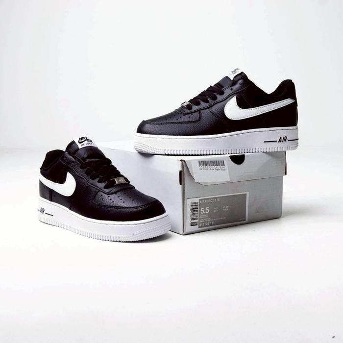 Sepatu Nike Af 1 Low 07 White Black
