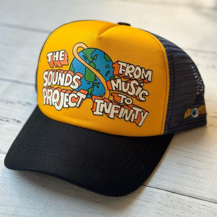 VONDUTCH topi cap trucker the sound project yellow navy NEW ORIGINAL 100%