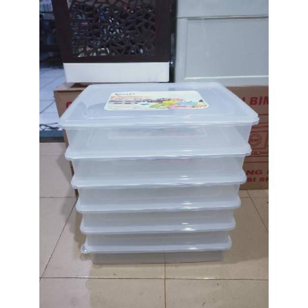 (Cooger) Mr530 Tempat Donat Besar Muat 12 Donat Tupperware Kotak Donat Donut Ku
