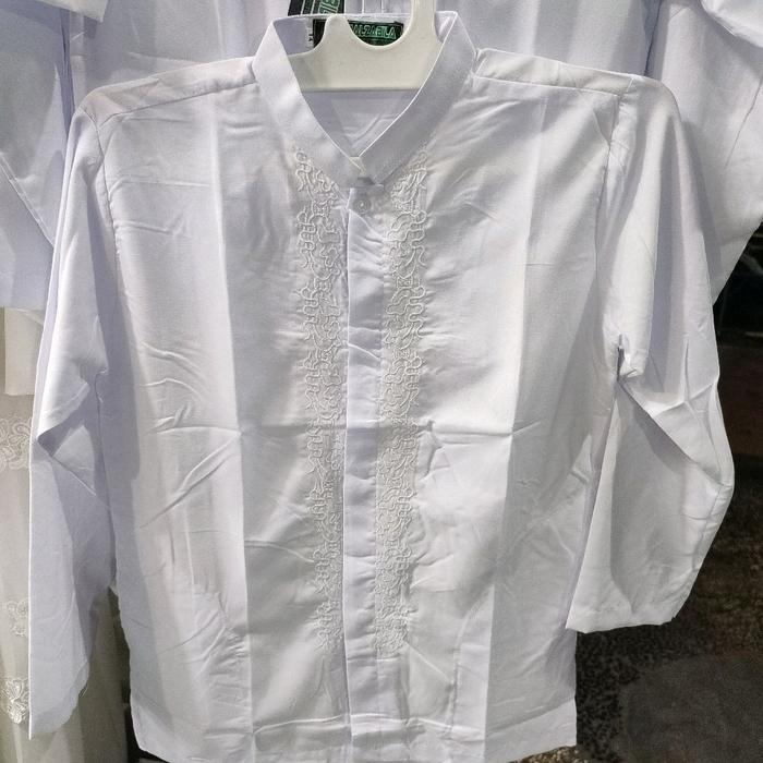 Zalzabila baju koko anak putih